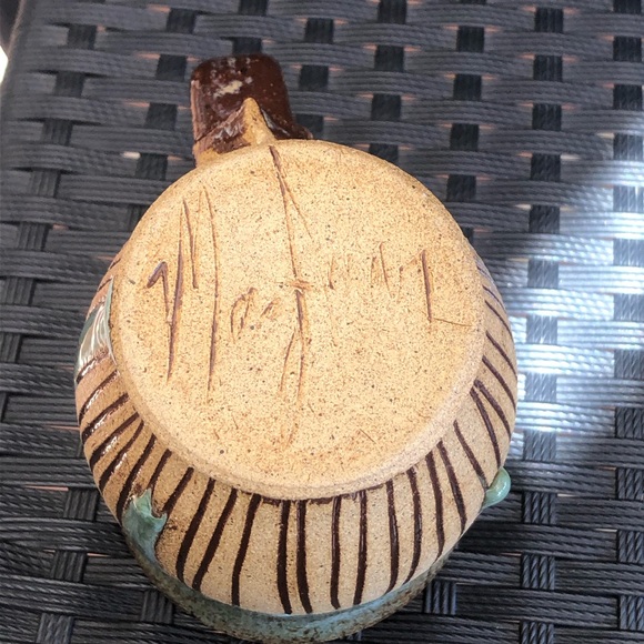 Drippy Mug in Tortoise Splash Glaze MazMar Studio Art Pottery - Picture 7 of 10